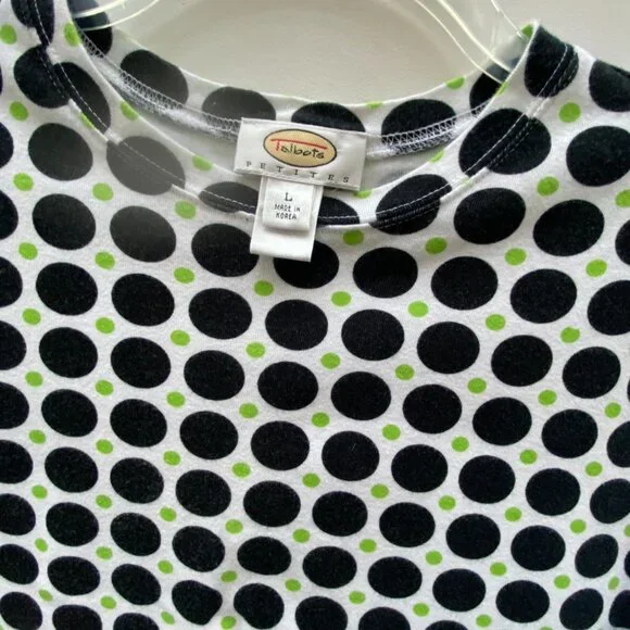 Talbots Geometric T-shirt size Large tee - Picture 5 of 7